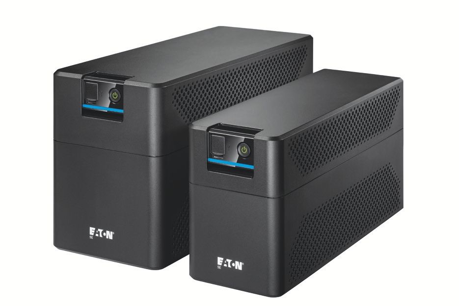 UPS Eaton 5E700F, 700 VA, 360 W, line-interactive, 2x Schuko, Tower, Negru