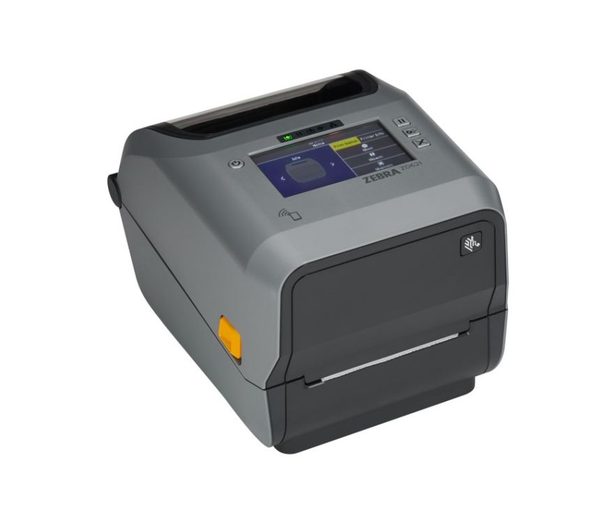 Thermal transfer printer (74/300M) ZD621, Color Touch LCD 203 dpi, USB, USB Host, Ethernet, Serial, BTLE5, , EU Cords,