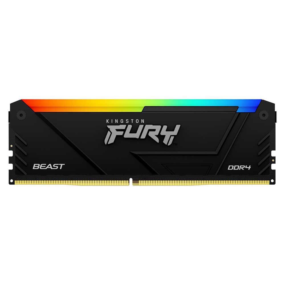Memorie Kingston FURY Beast 16 GB DDR4 3200 MHz CL16, XMP 2.0, Negru, RGB