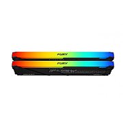 Memorie Kingston FURY Beast 32 GB DDR4 3200 MHz CL16, kit 2 x 16 GB, XMP 2.0, Negru, RGB