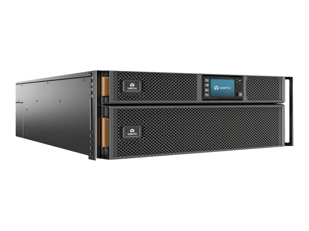 UPS Vertiv GXT5-10KIRT5UXLN, 10,000 VA, 10,000 W, cu management, 4x C13, 4x C19, LCD, Rack 2U, Negru