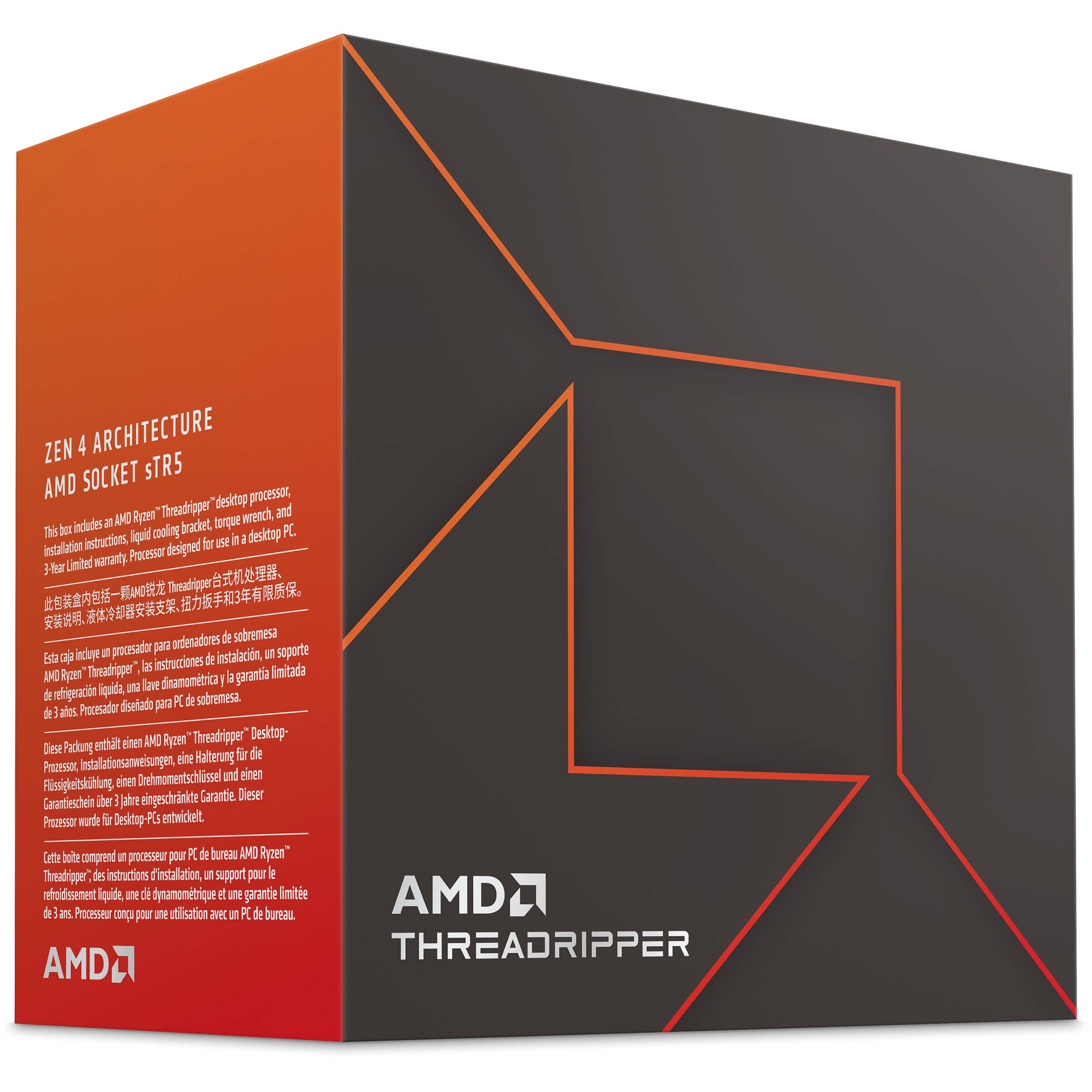 Procesor AMD Ryzen Threadripper 7960X, 24C / 48T, 4.20 - 5.30 GHz, 152 MB cache, 350 W, Box