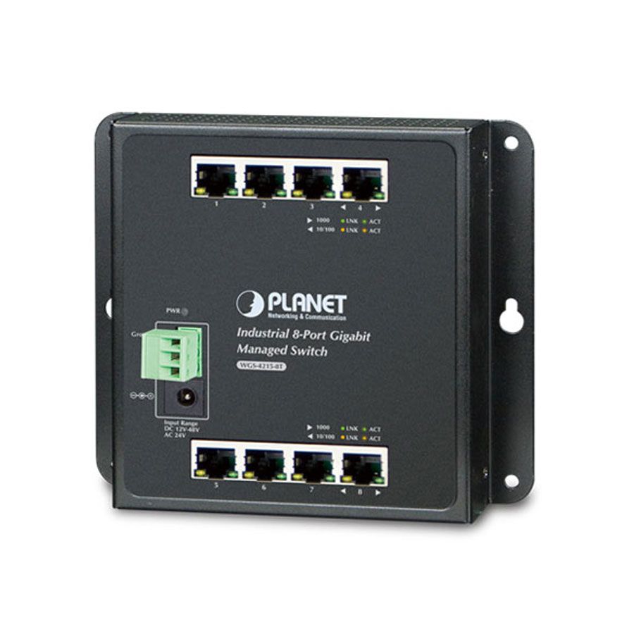 Switch Planet WGS-4215-8T, 8 porturi 10/100/1000 Mbps