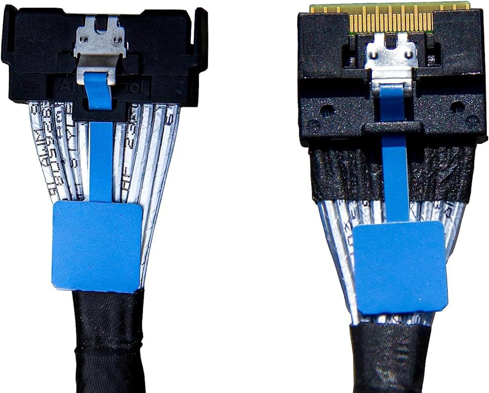 Y Intel Cable Kit 1U/2U 1x MCIO to 2x SlimSAS (straight) 1x SFF-TA-1016 to 2x SFF-8654 8i