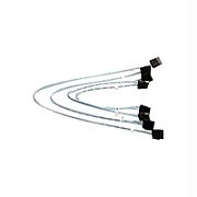 Supermicro 4 x Round cabluri SATA 0,43 m Negru, Albastru, Alb