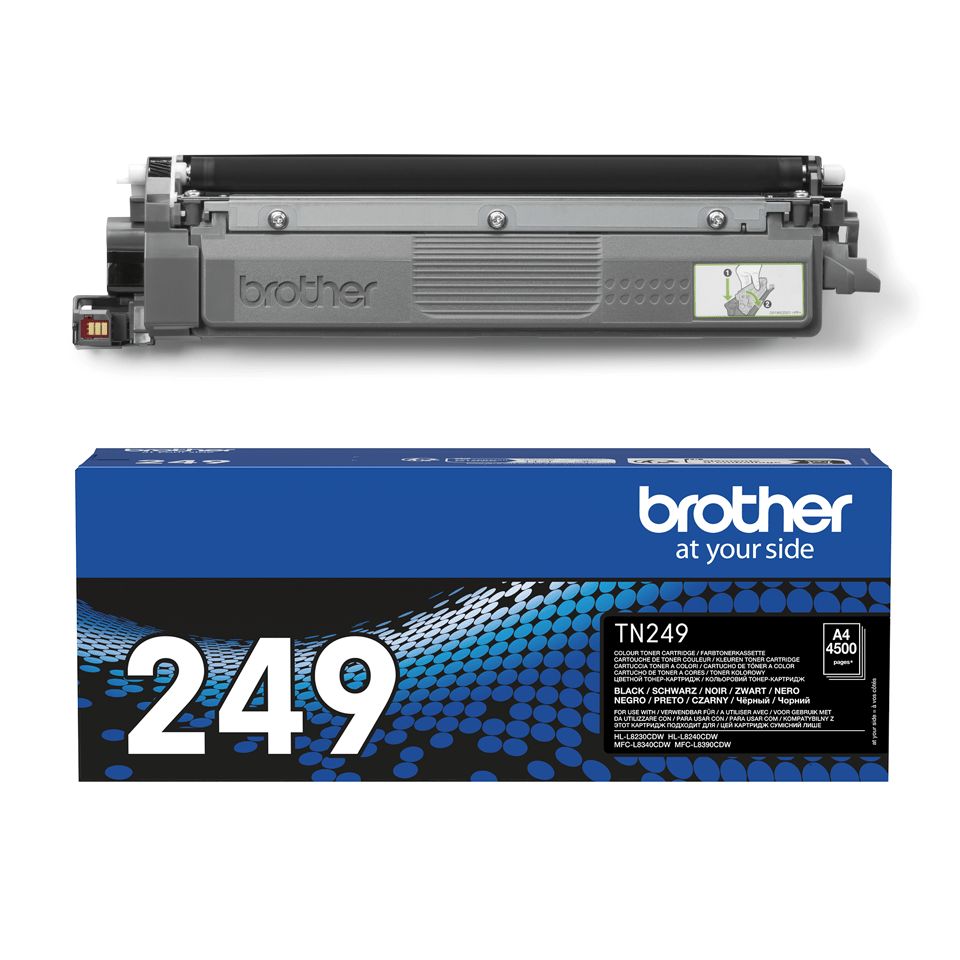 Cartus toner Brother TN249BK ,Negru ,4500 pagini ,Original (TN249BK)