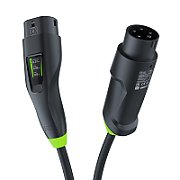 EVGC01 - Black - Type 2 - Straight - Straight - IP55 - Black
