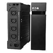 UPS Eaton ELP650FR, 650 VA, 400 W, cu management, line-interactive, 4x Schuko, 1x USB, 12V 7Ah Sealed Lead-acid, LCD, Tower, Negru