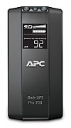 UPS APC BR700G, 700 VA, 420 W, line-interactive, 6x Schuko, LED, Tower, Negru