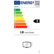 Monitor 23.8 inch LED Philips 241V8AW 1920 x 1080 pixeli, 75 Hz, 4 ms, Alb