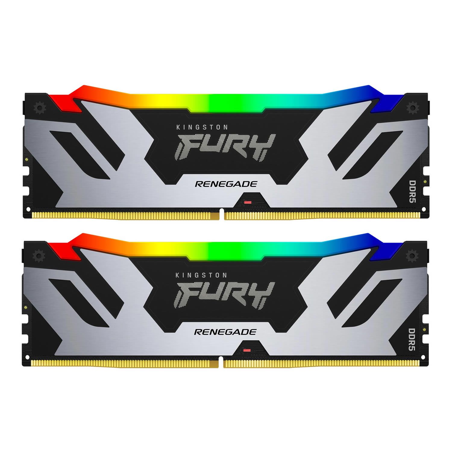 Memorie Kingston FURY Renegade 96 GB DDR5 6000 MHz CL32, kit 2 x 48 GB, XMP 3.0, Negru-argintiu, RGB
