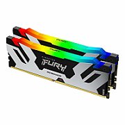 Memorie Kingston FURY Renegade 96 GB DDR5 6000 MHz CL32, kit 2 x 48 GB, XMP 3.0, Negru-argintiu, RGB