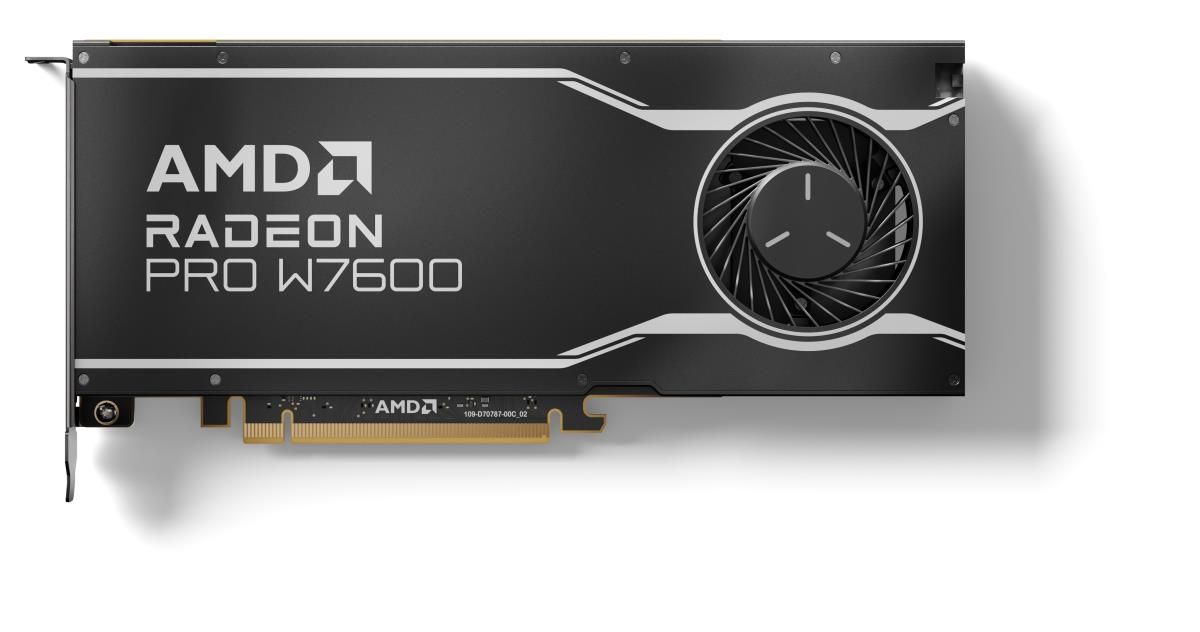 Placa video AMD Radeon Pro W7600 8 GB GDDR6 128 bit