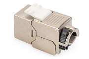 Cat. 6A keystone module, shielded with intelligent cable manager