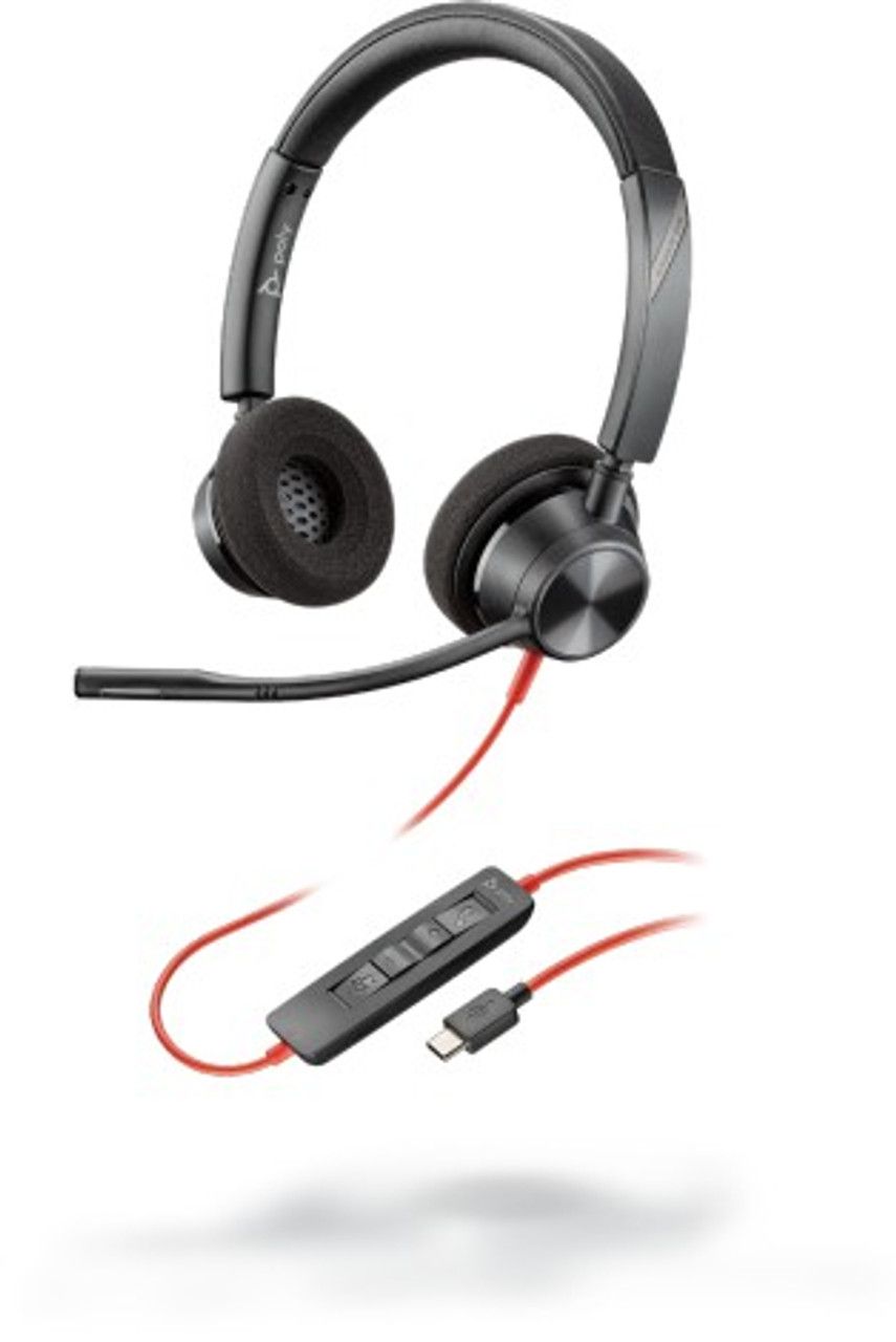 Poly Blackwire 3320 Microsoft Teams Certified USB-C Headset 76J19AA