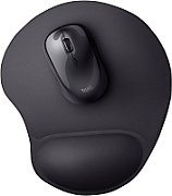 Mousepad Trust Bigfoot, ergonomic, marime S, senzori mouse suportati laser, optica  negru