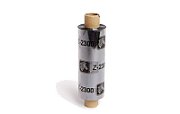 Wax Ribbon, 110mmx300m, 2300 European Wax, 25mm core, with notches for GT800 printer, 12/box