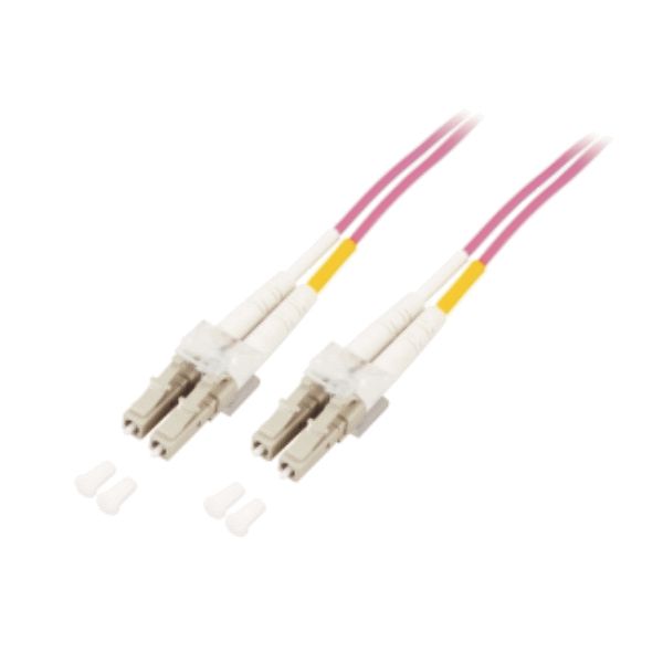 3M LWL JUMPER OM4 LC-LC/50/125 LSZH DUPLEX VIOLET