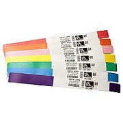 WRISTBAND, SYNTHETIC, 1X11IN (25.4X279.4MM) DT, Z BAND ULTRA SOFT, COATED, PERMANENT ADHESIVE, CARTRIDGE, 175/ROLL, 6/BOX, YELLOW