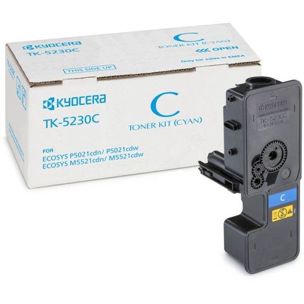 Cartus toner Kyocera 1T02R9CNL0 ,Albastru ,2200 pagini ,Original (TK-5230c)