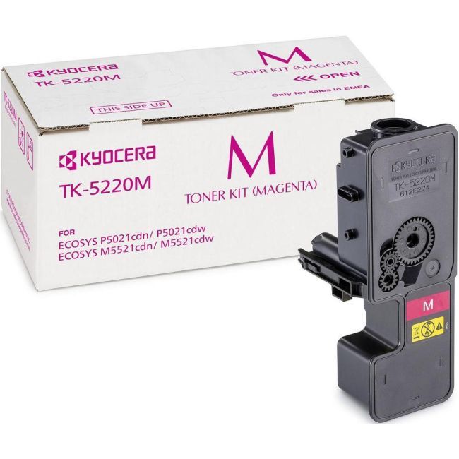 Cartus toner Kyocera 1T02R9BNL1 ,Magenta ,1200 pagini ,Original (TK-5220m)
