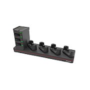 CT45 Booted 5 bay universal dock, charge up to 4pcs of CT45/CT40/CT45XP/CT40XP and 4pcs of CT40 batteries.