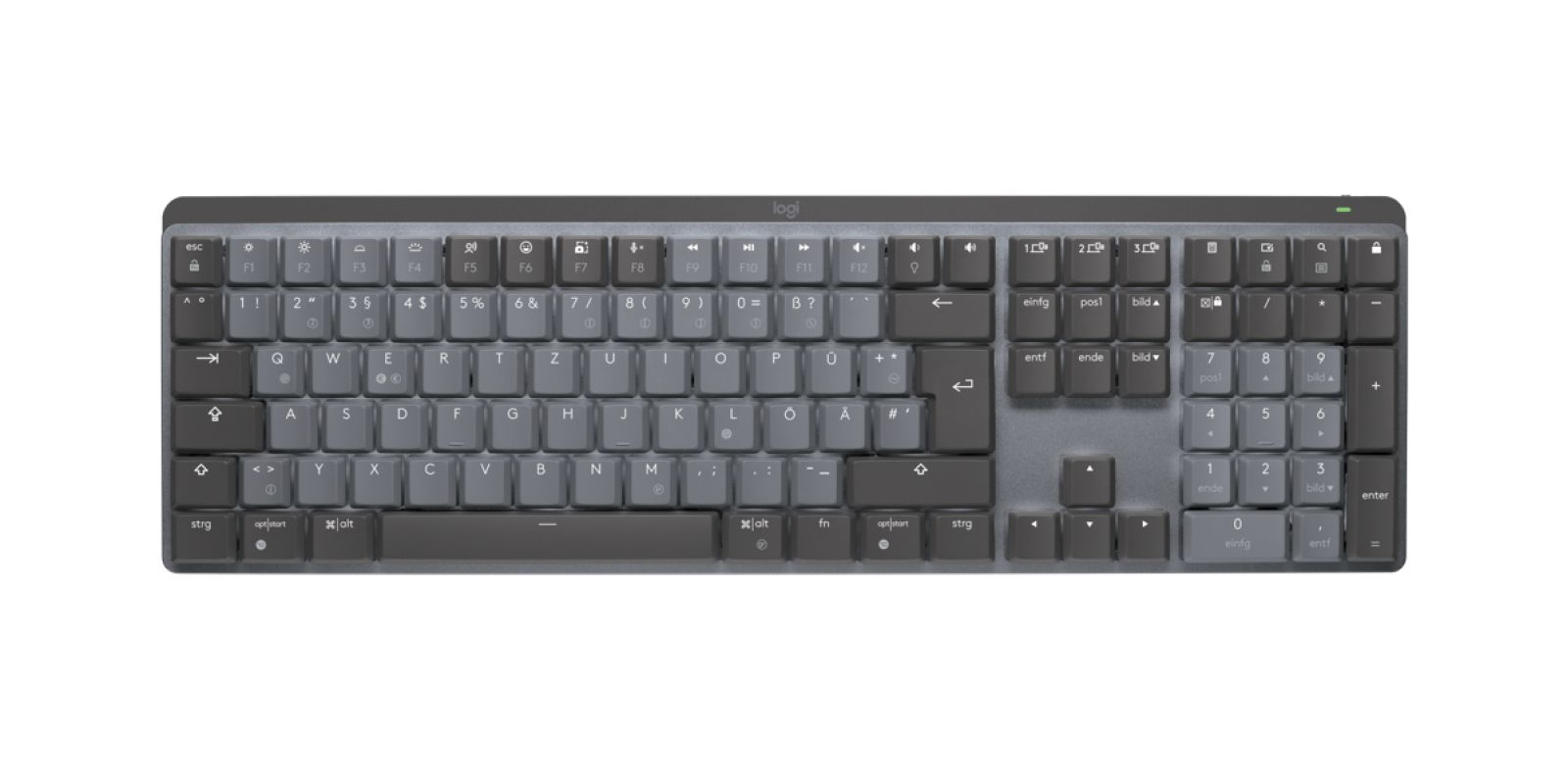 MX MECHANICAL WRLS ILLUM. KEYB/- GRAPHITE - DEU - TACTILE