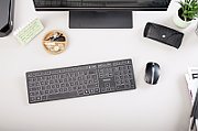 KW 9100 SLIM CZ KEYBOARD/WIRELESS BLACK CZECHIA / SLOVAKI