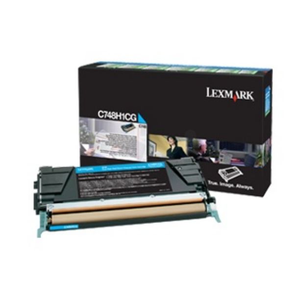 Cartus toner Lexmark C748H3CG ,Albastru ,10 000 pagini ,Original (C748H3CG)