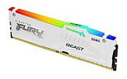 Memorie Kingston FURY Beast 128 GB DDR5 5600 MHz CL40, kit 4 x 32 GB, XMP 3.0, Alb, RGB