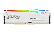Memorie Kingston FURY Beast 128 GB DDR5 5600 MHz CL40, kit 4 x 32 GB, XMP 3.0, Alb, RGB