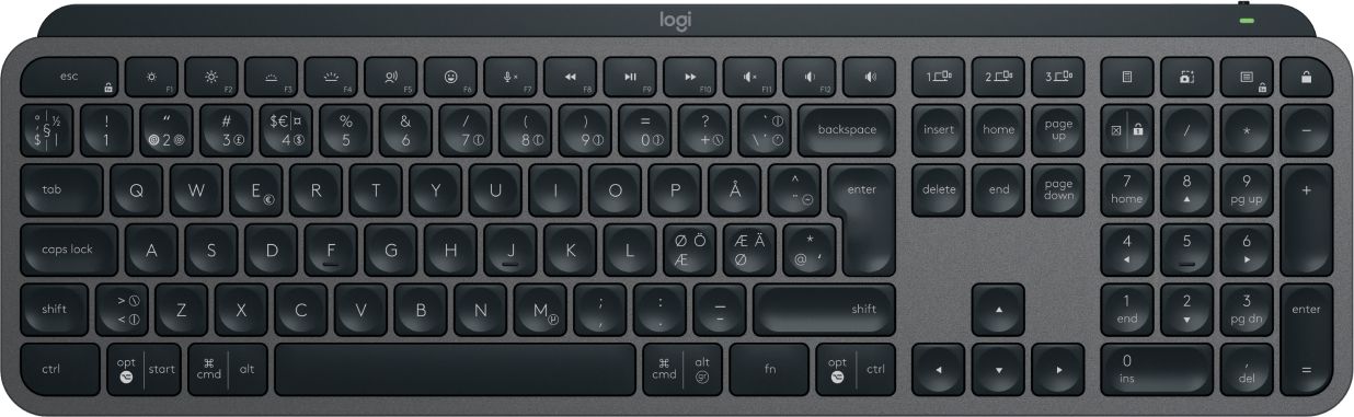 MX KEYS S - GRAPHITE - PAN - BT/- N/A - NORDIC-613