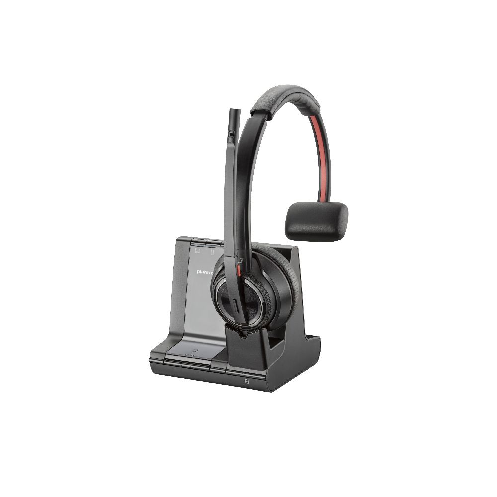 Poly Savi 8210 UC Microsoft Teams Certified DECT 1880-1900 MHz USB-A Headset EMEA - INTL English Loc  Euro plug