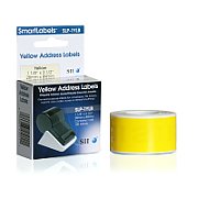 SLP-1YLB YELLOW LABEL 28X89MM/130 LAB/ROLL
