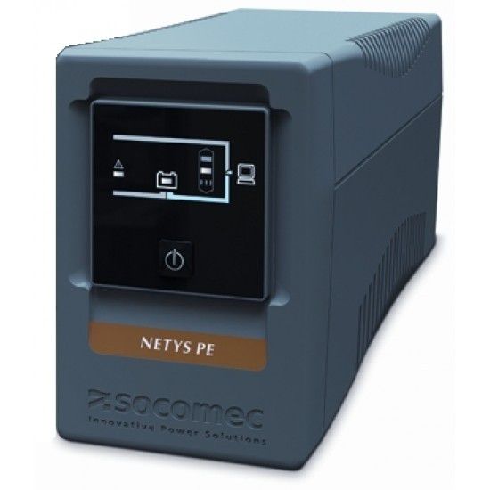 UPS Socomec NPE-0650, 650 VA, 360 W, cu management, line-interactive, 4x C13, 1x C14, 1x RJ45, 1x USB, 12 V / 7Ah Tower, Albastru
