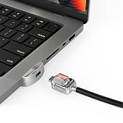 MACBOOK PRO 14-INCH LEDGE LOCK/ADAPTER WITH KEY LOCK SILVER