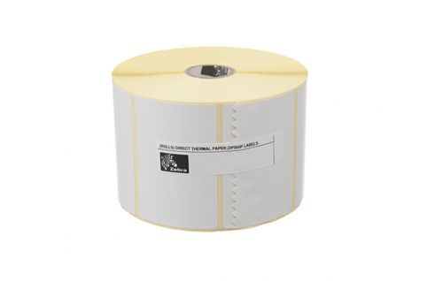 LABEL, PAPER, 101.6X158.8MM DIRECT THERMAL, Z-PERFORM 1000D, UNCOATED, PERMANENT ADHESIVE, 25.4MM CORE, 4 PER BOX