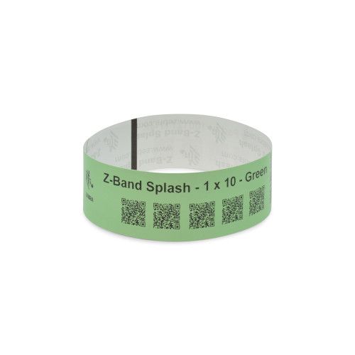 Zebra Z-Band Splash, green