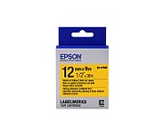 Epson Label Cartridge Strong Adhesive LK-4YBW Black/Yellow 12mm (9m)