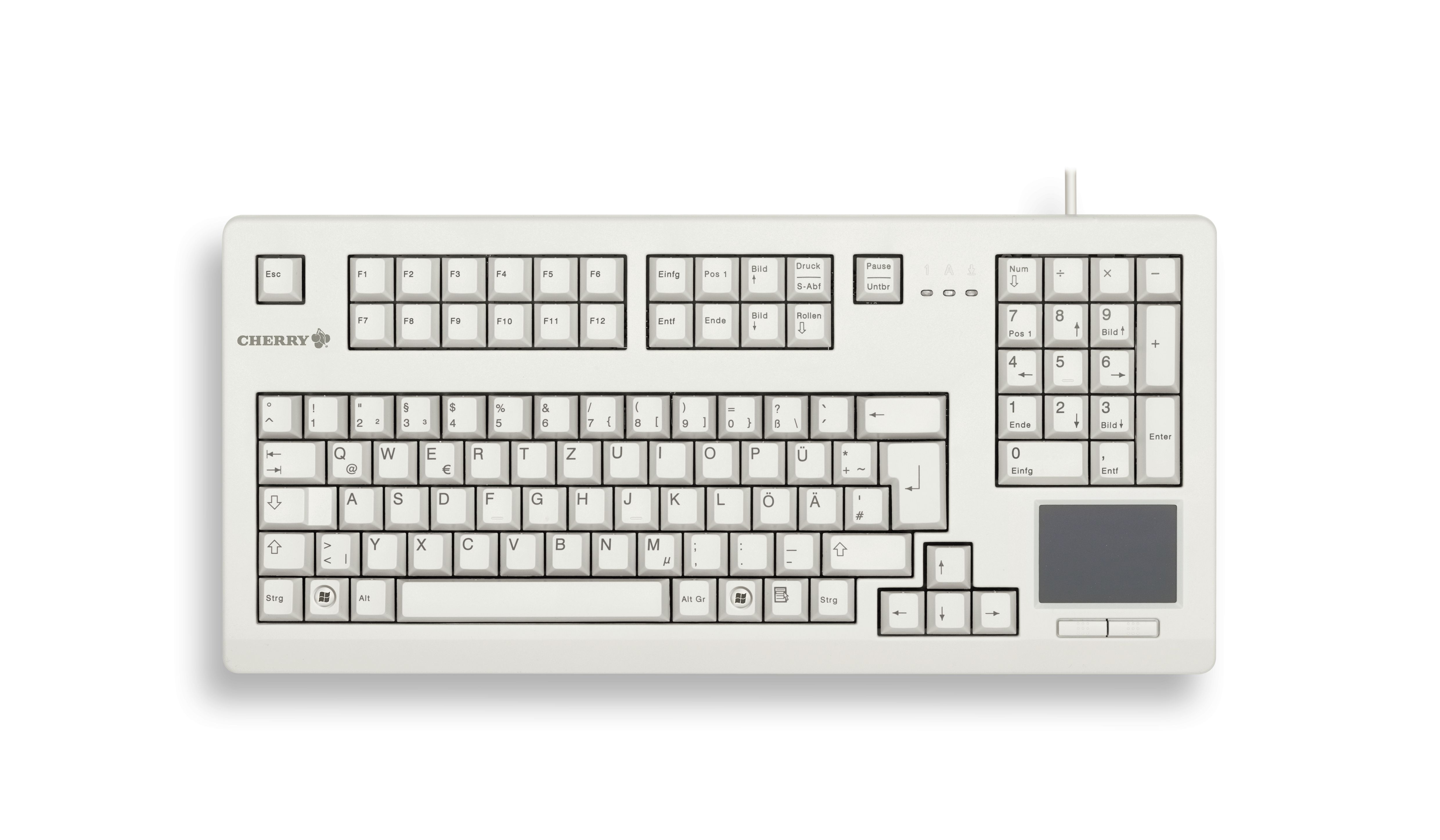 TOUCHBOARD G80-11900 USB GREY/TOUCHPAD 1000 DPI MX-TECH