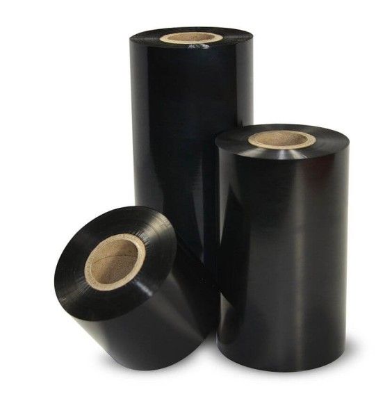 Wax Ribbon, 110mmx74m (4.33inx242ft), 1600 Standard, cartridge ,6/box