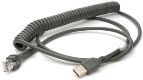 Cable: USB, black, Type A, 2.9m (9.5´), coiled, host power