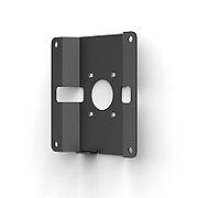 WALL MOUNT BRACKET WITH/SECURITY SLOT BLACK