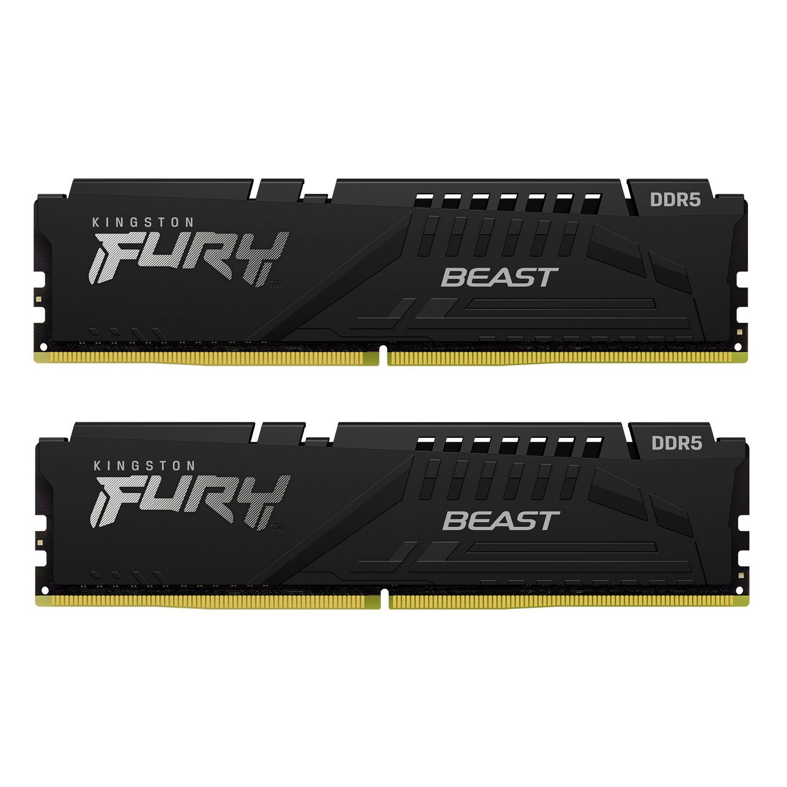 Memorie Kingston FURY Beast 16 GB DDR5 6000 MHz CL30, kit 2 x 8 GB, XMP 3.0 / EXPO, Negru