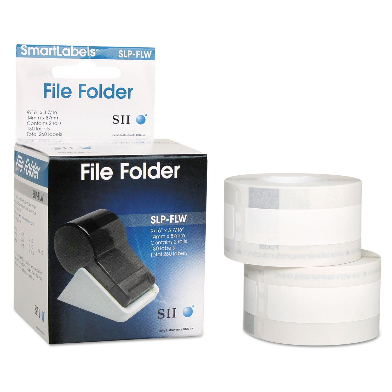 SLP-VTL WHITE LABEL 46X78MM/150 LAB/ROLL 1 ROLL/BOX