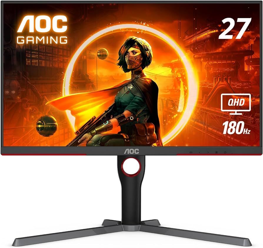 Monitor 27 inch AOC Q27G3XMN/BK 2560 x 1440, 180 Hz