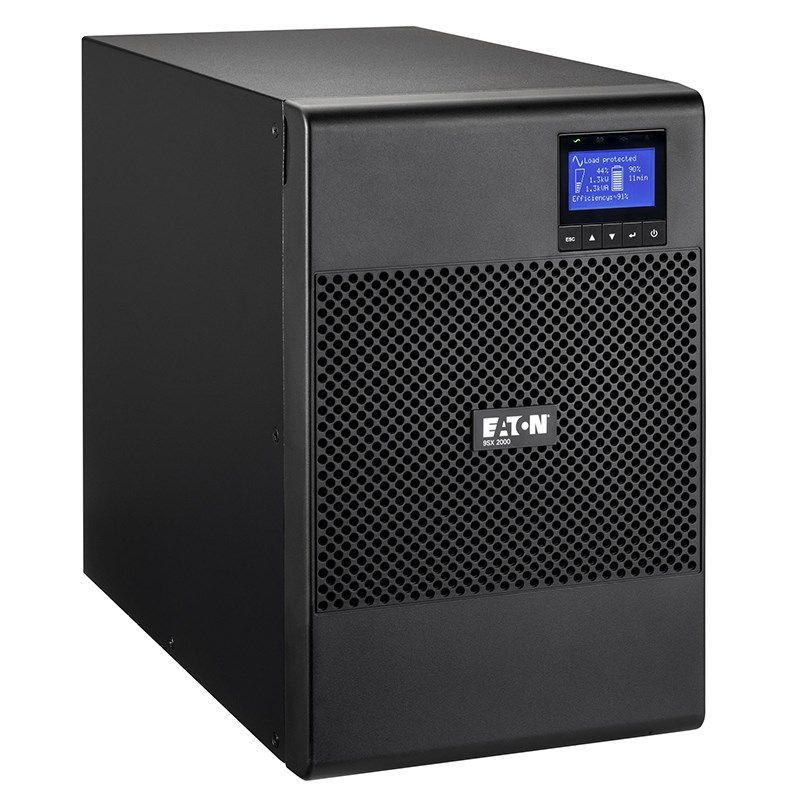 UPS Eaton 9SX700I, 700 VA, 630 W, cu management, on-line double-conversion, 6x C13, 1x C14, 1x USB, 12V/9Ah Sealed Lead-acid, Tower, Negru