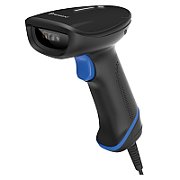 HR23 Dorada 2D CMOS Handheld Reader with 3.5 mtr. coiled USB cable and smart adjustable stand.