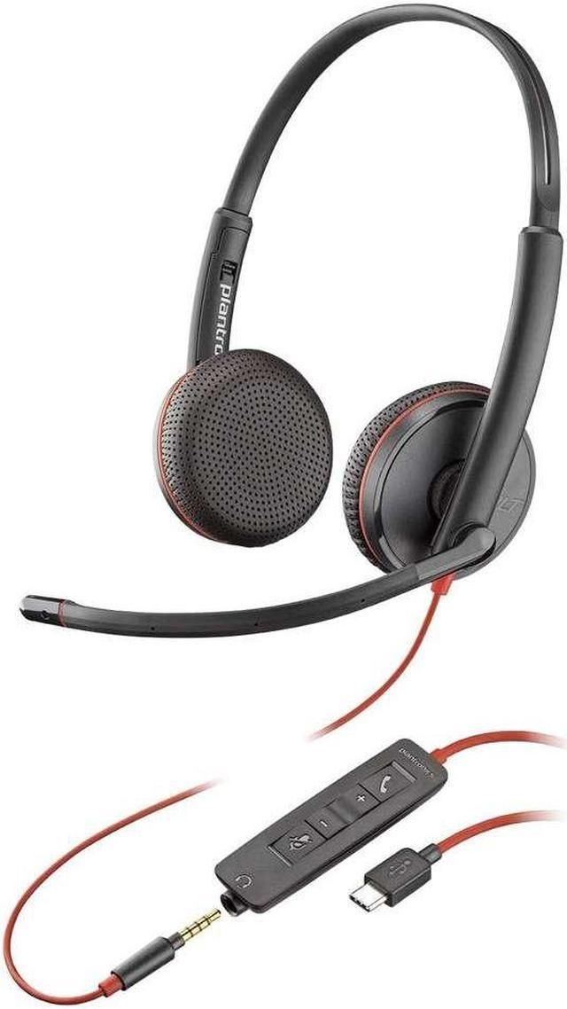 Poly Blackwire C3225 Stereo USB-C Headset