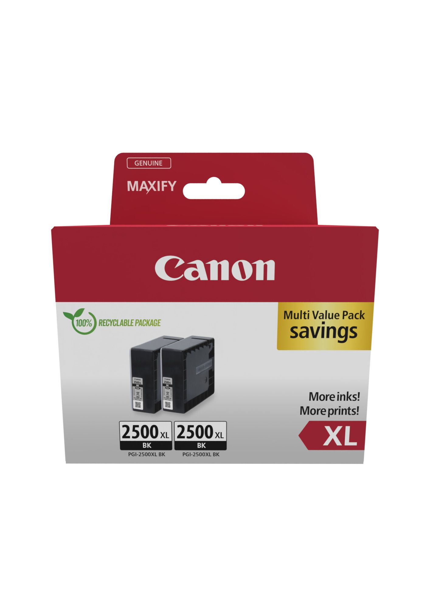 Cartus cerneala Canon 9254B011 ,Negru ,2 x 70.9 ml ,Original (pgi-2500xl bk twin)